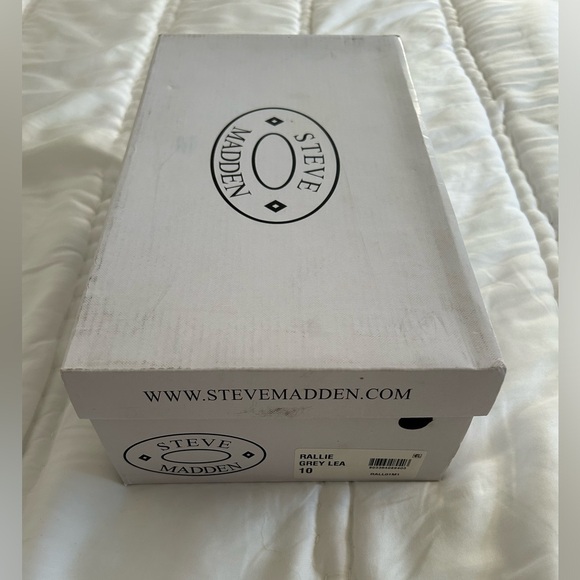 Steve Madden Men’s Grey Dress Shoes Men’s Sz 10 - Picture 3 of 7